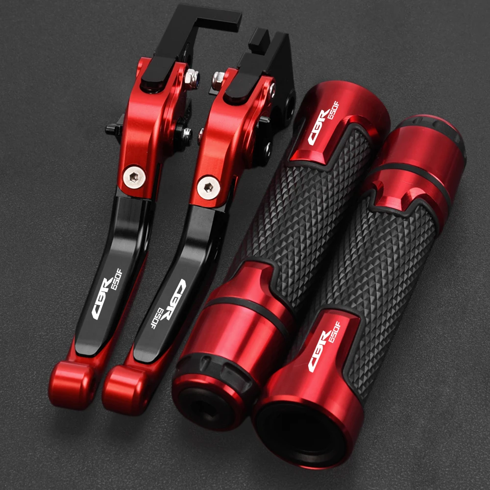 

FOR HONDA CBR650F CBR 650F CBR 650 F 2014-2016 2015 Motorcycle Accessories Adjustable Brake Clutch Levers Handlebar Grips Parts