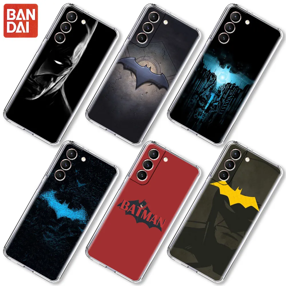 

Batman Logo Case for Samsung Galaxy S20 FE S22 S21 S10 Plus S9 Soft Phone Coque Note 20 Ultra 10 9 Transparent Bags Hero Fashion