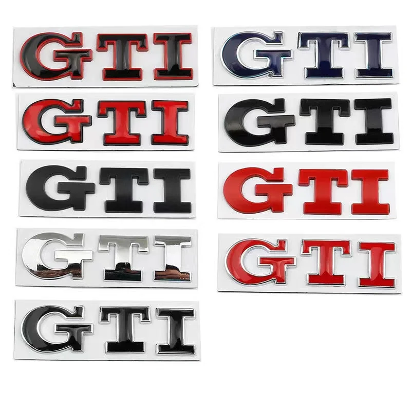Металлические наклейки с логотипом автомобиля эмблема заднего багажника для VW GTI