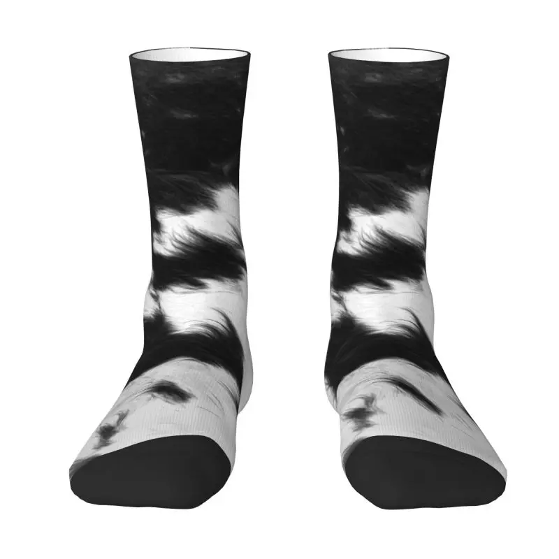 

Носки из воловьей кожи в стиле Харадзюку для мужчин и женщин, теплые спортивные носки с 3D рисунком животных и скрытой текстурой для футбола