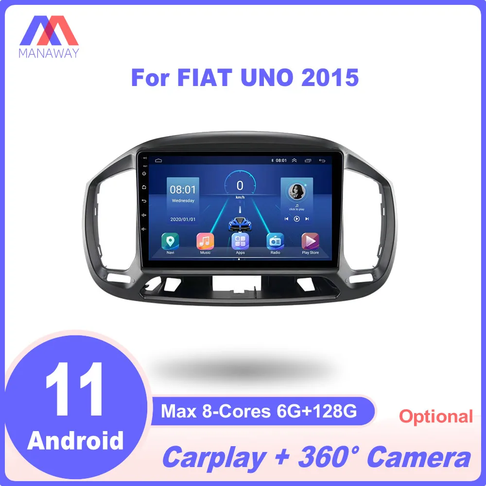 

9‘’ Android Player For FIAT 2015 UNO LHD DSP CarPlay Car Radio Stereo Multimedia Video MP5 Navigation GPS 2Din