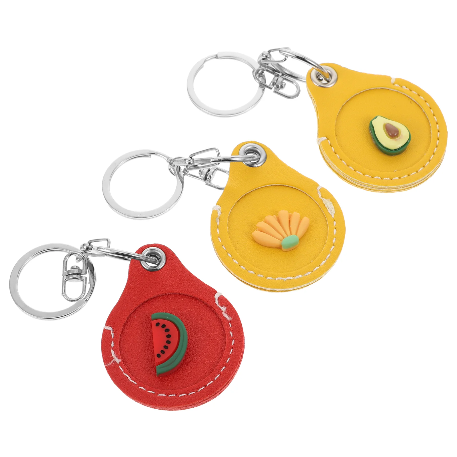 

3 Pcs Key Chain Case Access Control Holder Protector Protective Cover Induction