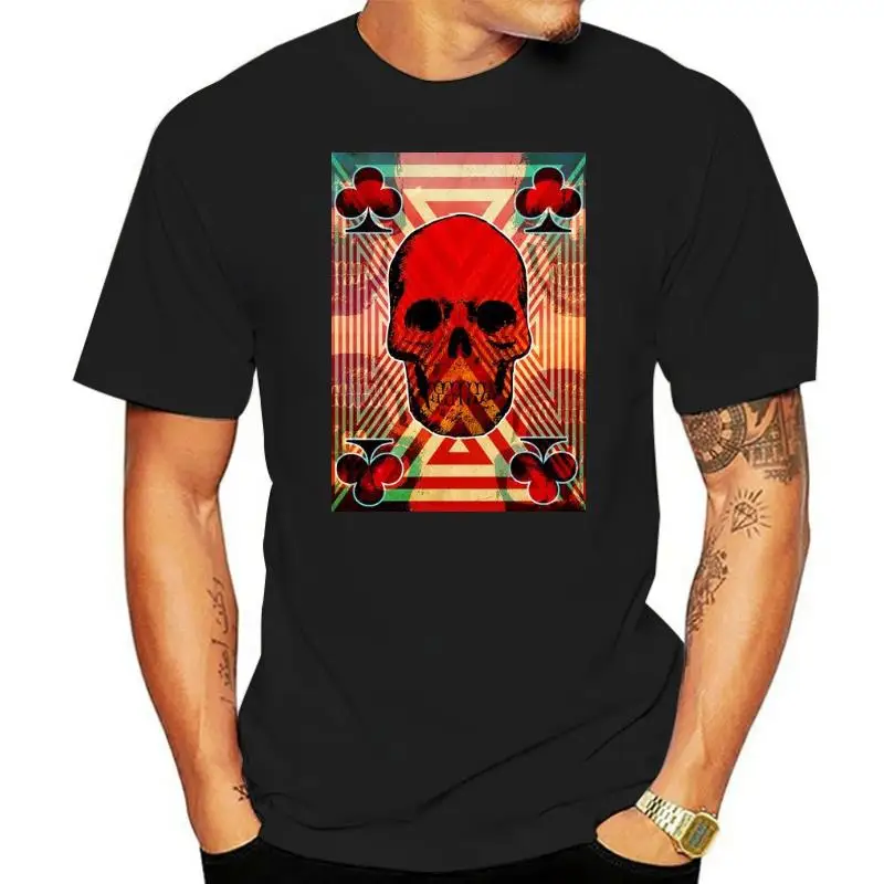 

Club Skull Emo T shirt classic round neck short sleeved choice of sizes and colours men t shirt