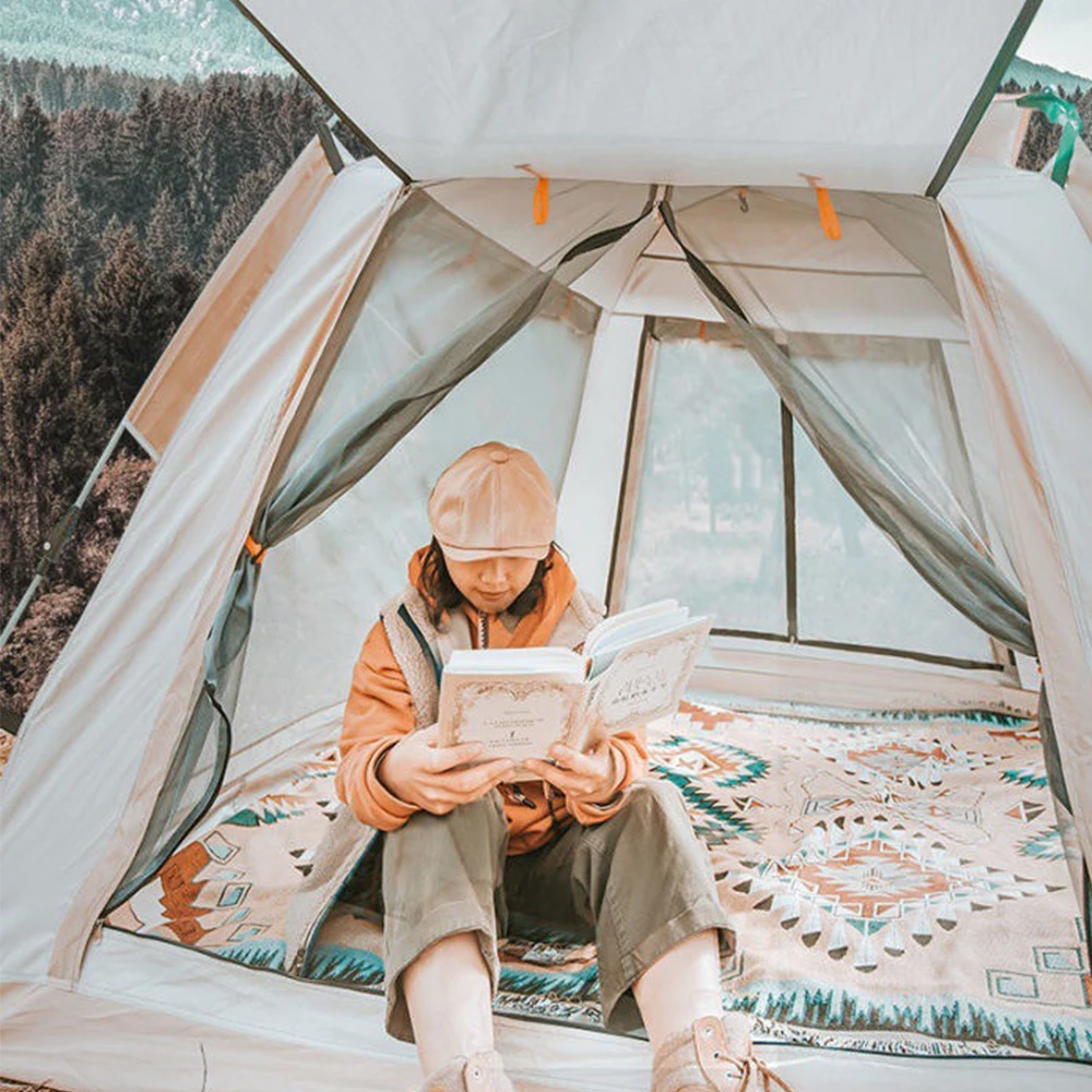 Палатка туристическая Автоматическая на 3-4 человек самораскрывающаяся