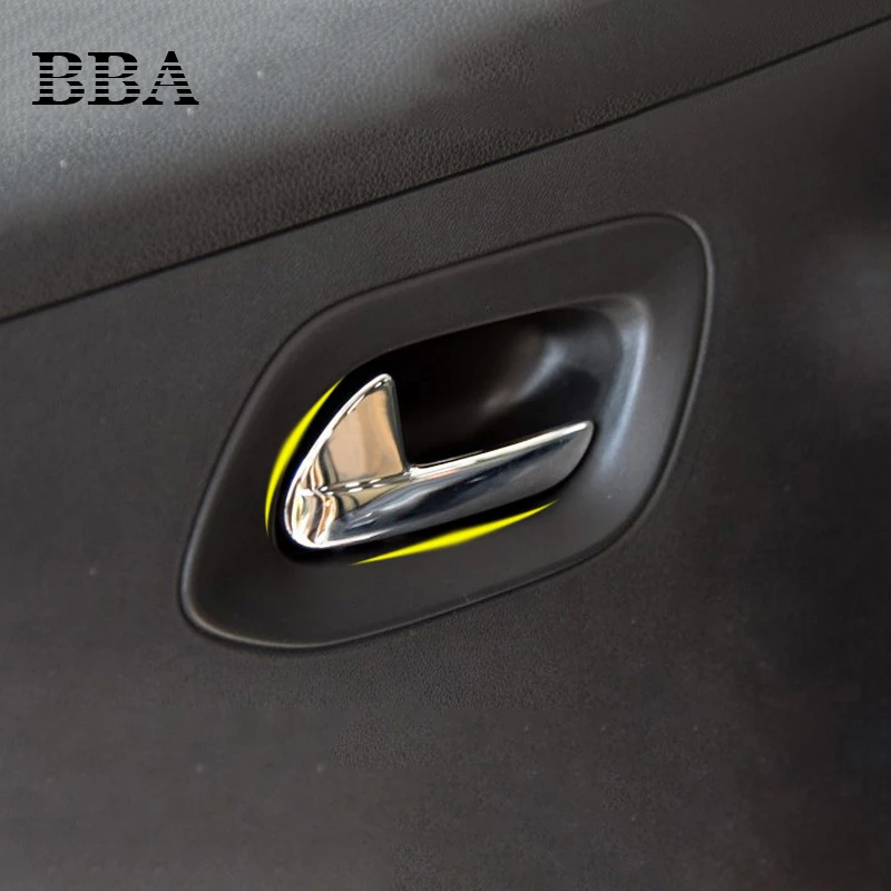 

Car inner buckle hand sequins inner door buckle hand sequins interior modification Accessories For Peugeot 14-18 301 2008