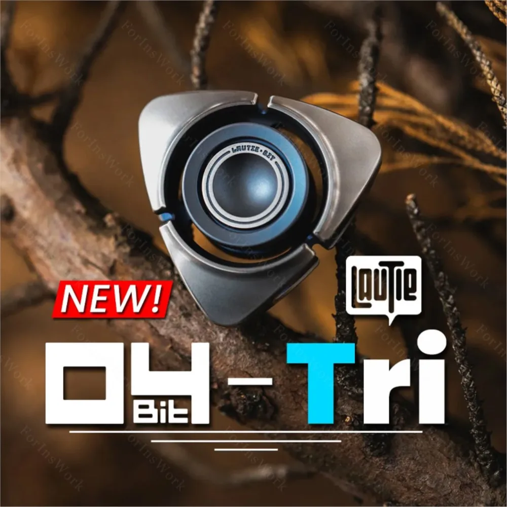 Фото LAUTIE BIT04 три листа Спиннер для украшения стола Finger Spinner крутой гаджет офисный стол игрушки №1