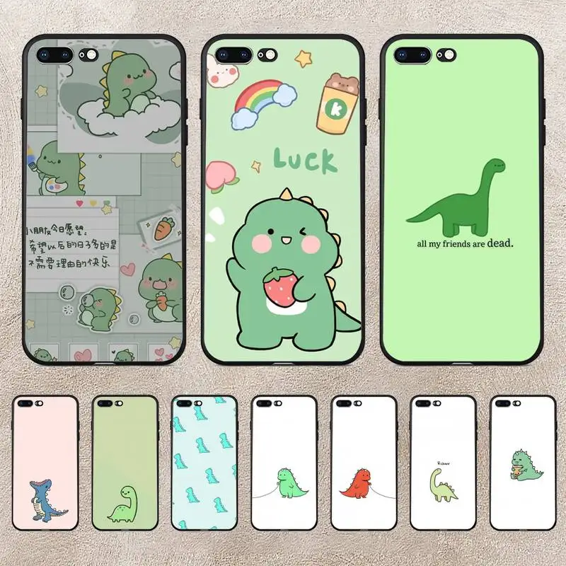 

Cartoon Dinosour Phone Case For Huawei Y5 Y62019 Y52018 Y92019 Luxury Funda Case For 9prime2019