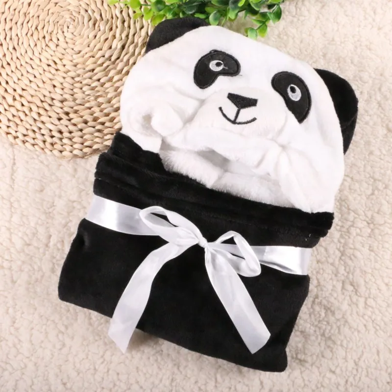 

Hooded Animal Blanket Newborn Baby Bath Towel Bathrobe