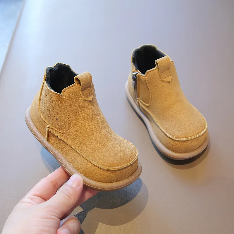 Детские модные ботинки Miqieer для девочек и мальчиков Детская вязаная обувь