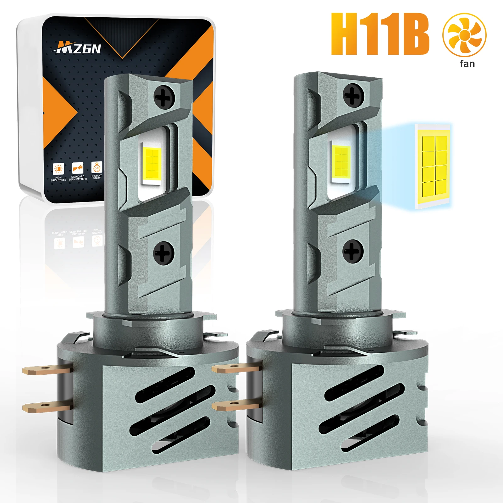 

MZGN 2 шт. H8B H9B H11B светодиодные противотуманные фары для Kia Hyundai ‎ Fiesta Corsa Optima Sportage Forte Soul Elantra Santa Fe Sonata