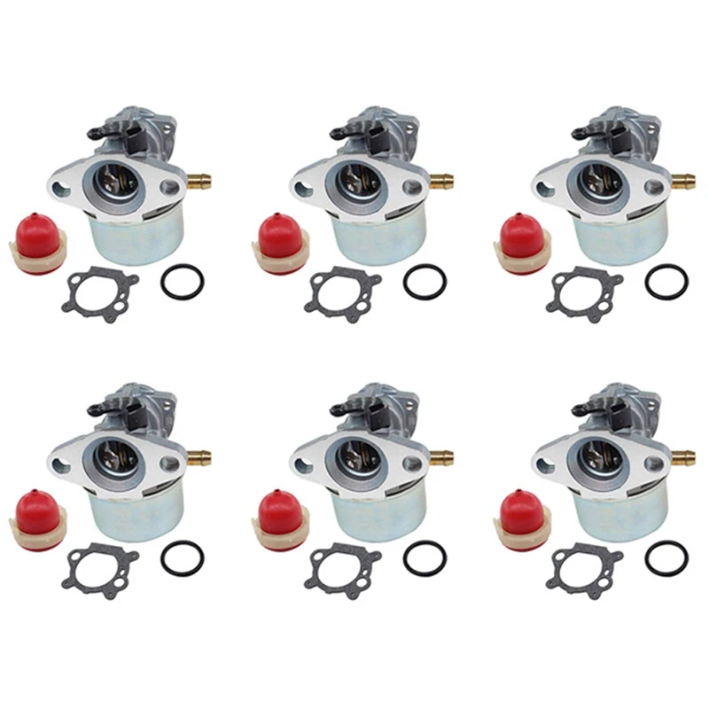 Карбюратор 6X ДЛЯ Briggs &amp Stratton Engine 799868 498254 497347 497314 498170 Carb 4Hp 5Hp 6Hp 6.75Hp 6.5Hp 7Hp