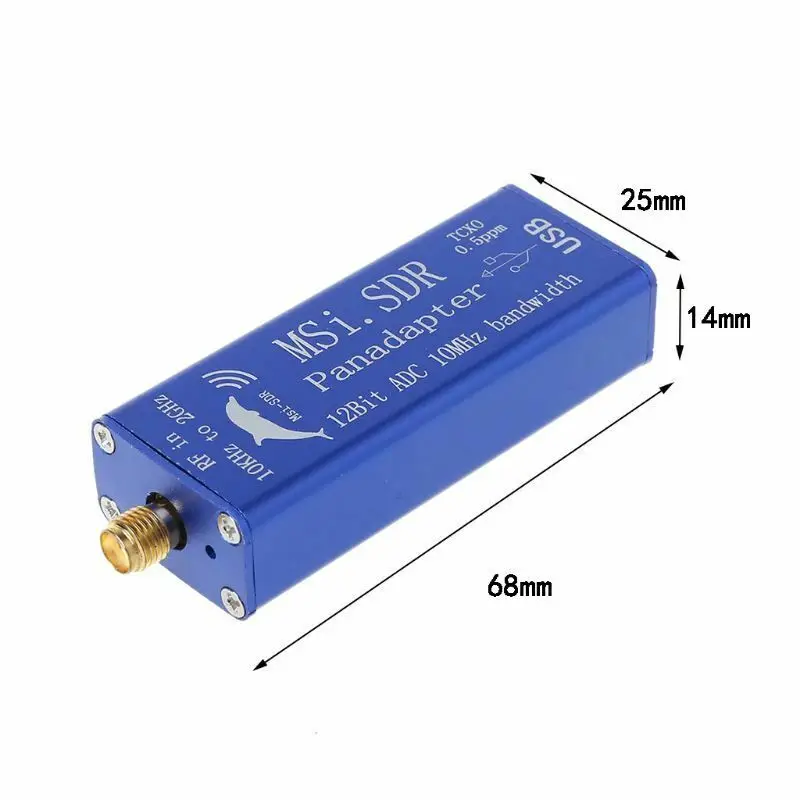 MSI-SDR 10kHz To 2GHz Panadapter SDR Receiver TCXO 0.5ppm 12-bit ADC HF UHF VHF FM RSP | Walkie Talkie Parts &amp Accessories