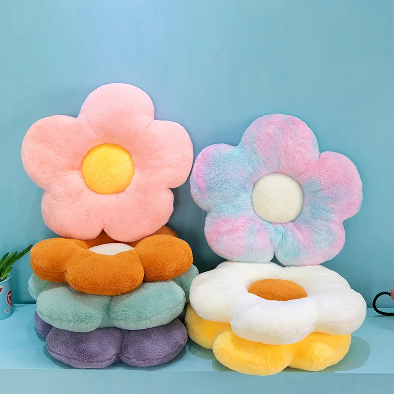 

Cute Flower Plush Pillow Stuffed Soft Plant Flower Throw Pillow Cushion Home Sofa Decoration Pillow