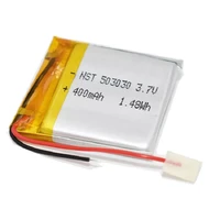 3 7v 450mah 503030 lithium polymer battery for mp3 mp4 gps dvr toy smart watch led light bluetooth headphone rechargerable cells