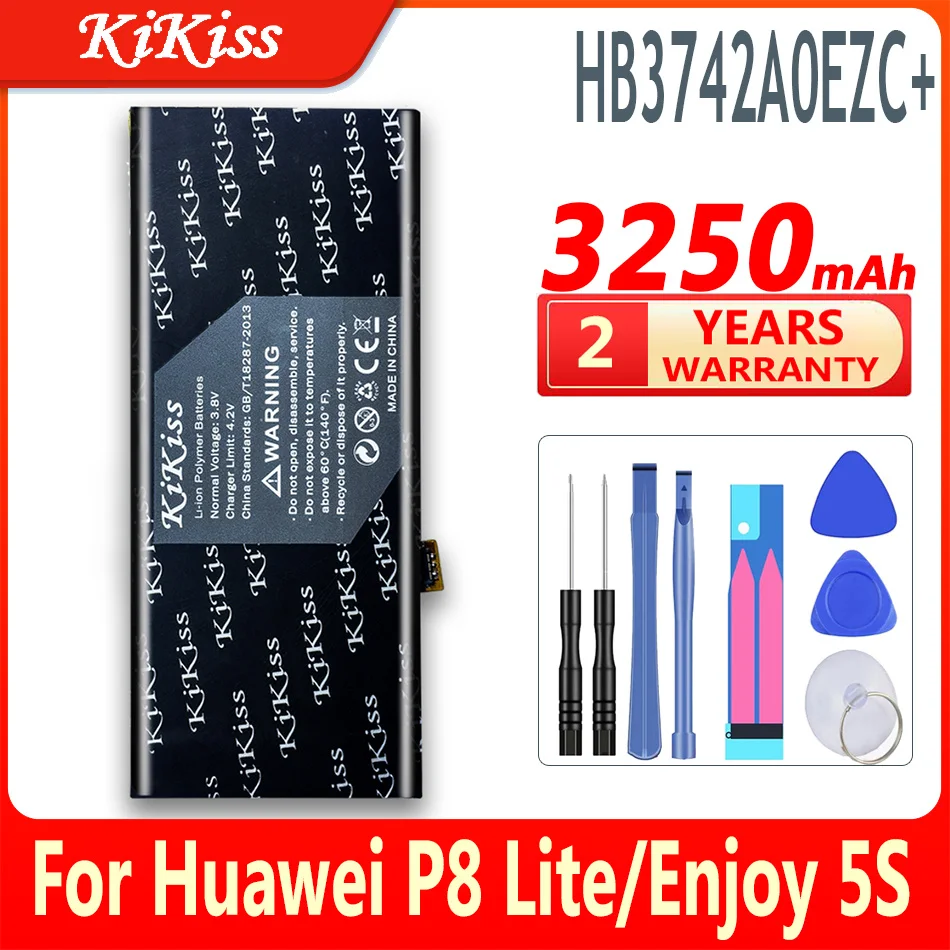 

3250mAh Battery HB3742A0EZC+ for Huawei P8 Lite Ascend P8Lite TAG-L21 L22 L23 L01 L03 L13 ALE-L21 UL00 Phone Accu