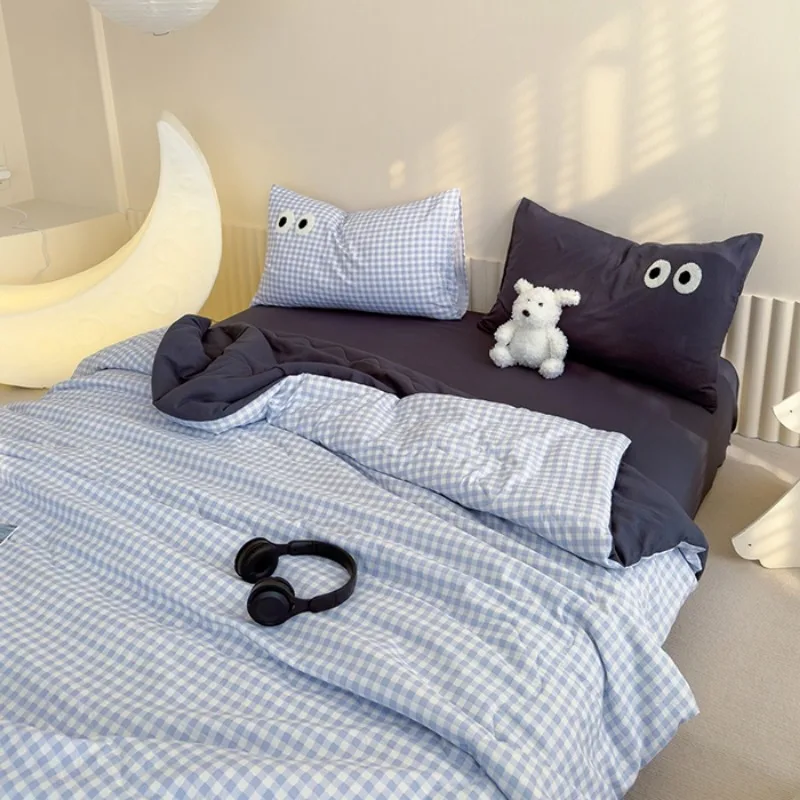 

Летнее одеяло с большими глазами из полиэстера