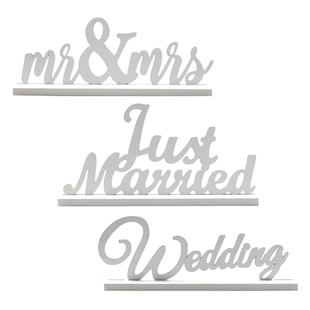 

Sign Wedding Table Wooden Letter Mr Mrs Plaque Signs Wood Freestanding Bride Groom Decor Rustic Chair Block Board High Prop