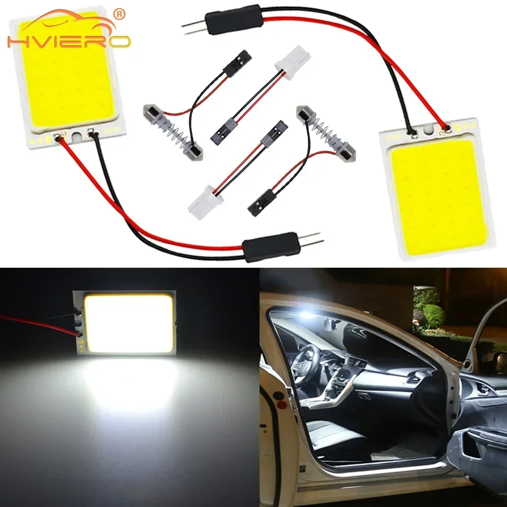 2 шт. лампы для дверей автомобиля парковочные T10 W5W 16/24/36/48SMD светодиод чтения 12 В