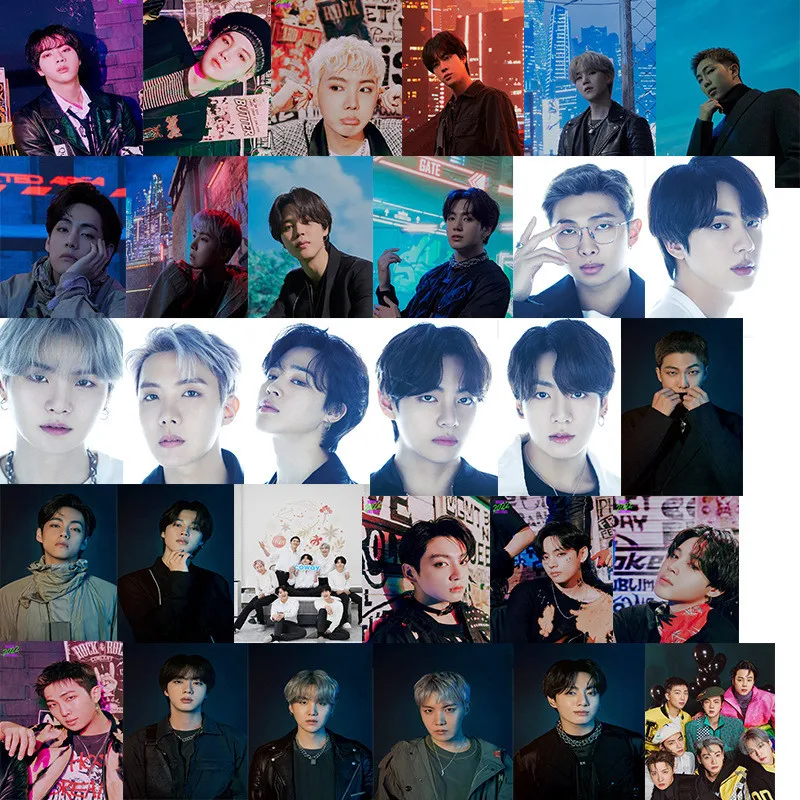 

30pcs/set KPOP Bangtan Boys Gooka Photocard LOMO Card Postcard JUNG KOOK SUGA JIN JIMIN J-HOPE Tae Hyung Fans Collection Gift