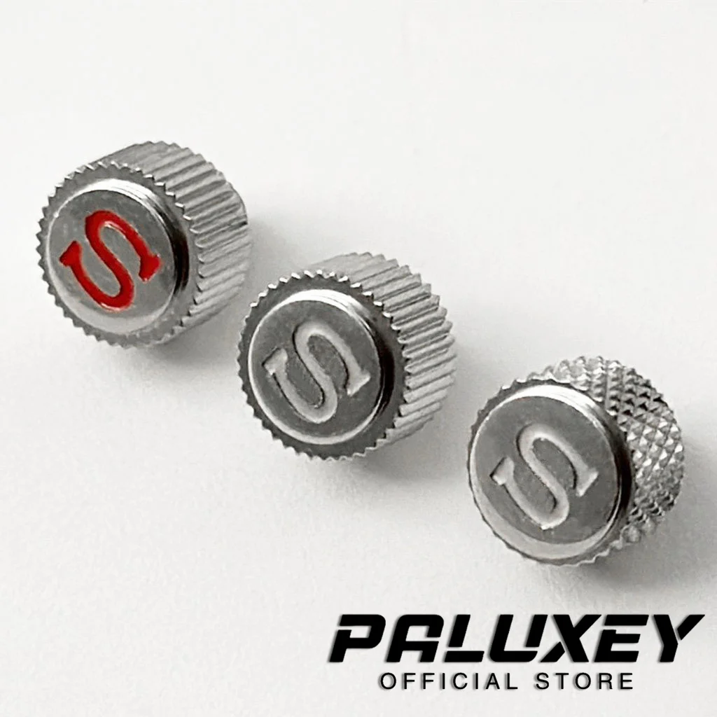 Фото SKX007 SKX009 Коронки для часов подходят для NH34 NH35 NH36 4R35 4R36 Механизм Серебряные часы S Коронки Замена деталей часов №5