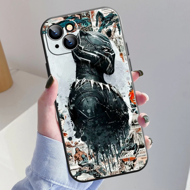 

Marvel The Avengers Iron Man Phone Case For Apple iPhone 13 12 11 Pro 12 13 Mini X XR XS Max SE 6 6s 7 8 Plus Silicone Cover