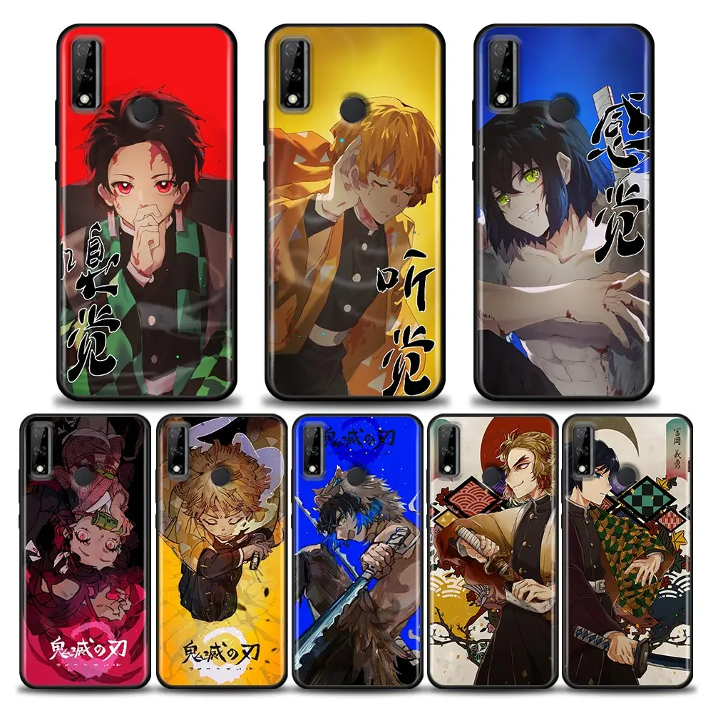 

Demon Slayer Anime animation Phone Shell for Huawei Y9 2019 Y6 Y7 Y6p Y8s Y9a Y7a Mate 40 20 10 Pro Lite RS Soft Silicone Cover