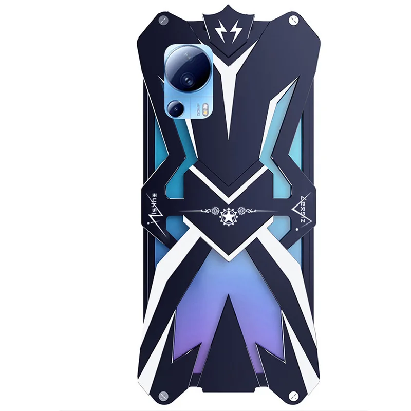 Original Zimon Luxury Thor Heavy Duty Armor Metal Aluminum Mobile Phone Case Covers For Xiaomi Civi 2 Civi2 Cover Cases