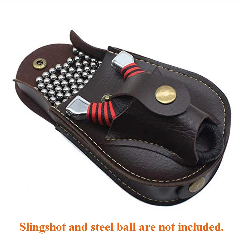 Сумка для рогатки охоты искусственная катапульта два в одном мешочке держатель