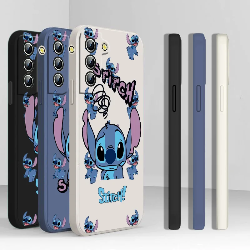 

Disney Lilo & Stitch Phone Case Liquid Rope For Samsung A12 A13 A11 A21S A22 A31 A32 A33 A42 A51 A52 A53 A71 A72 A73 Funda Cover