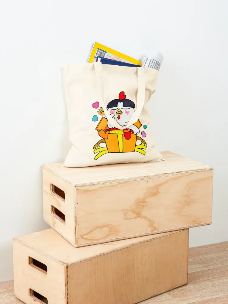 Samyang Carbonara Chicken Tote Bag персонализированная большая сумка для покупок на тележке