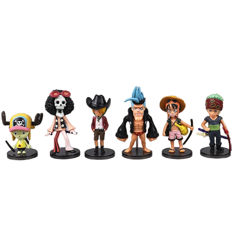 

Anime ONE PIECE SABO Luffy Roronoa Zoro Tony Tony Chopper Action Figures car Decoration Collectible Model Birthday Gifts