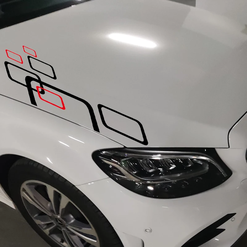 2/4 шт. наклейки на автомобиль капот дверь и