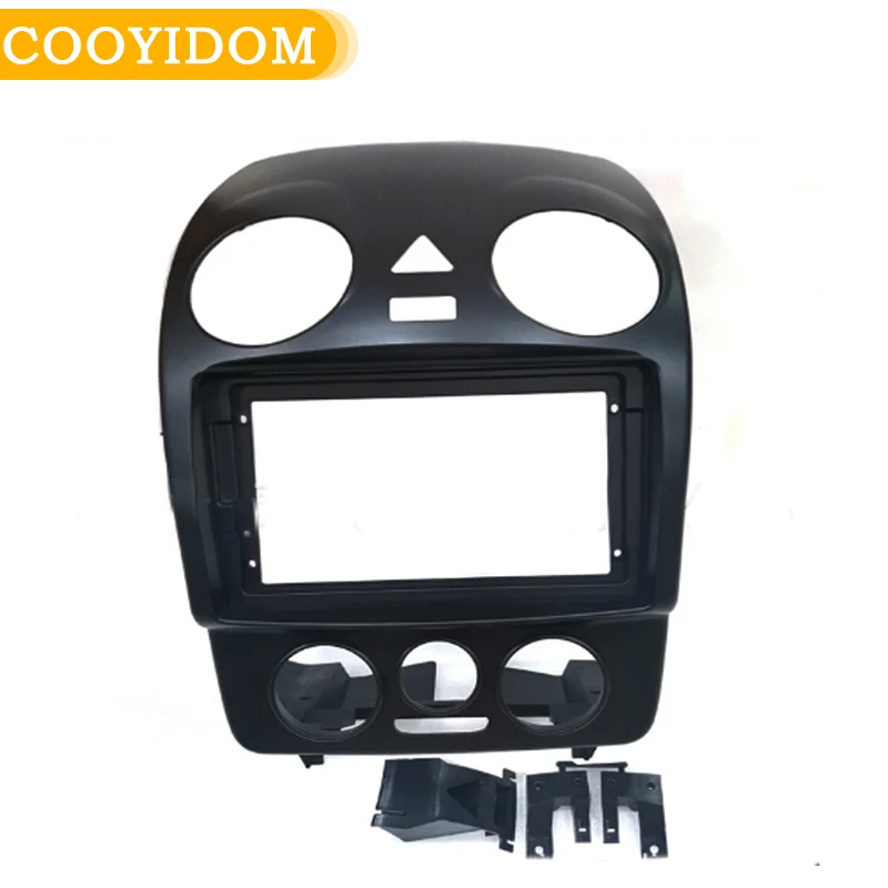 

Автомобильный аудио фасции адаптер 9 дюймов Большой экран 2DIN приборной панели навигации GPS DVD панель рамка Комплект для Volkswagen Beetle 2005-2010