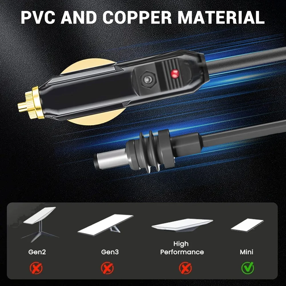 Для Starlink Mini кабель питания постоянного тока автомобильный для Satellite 18AWG