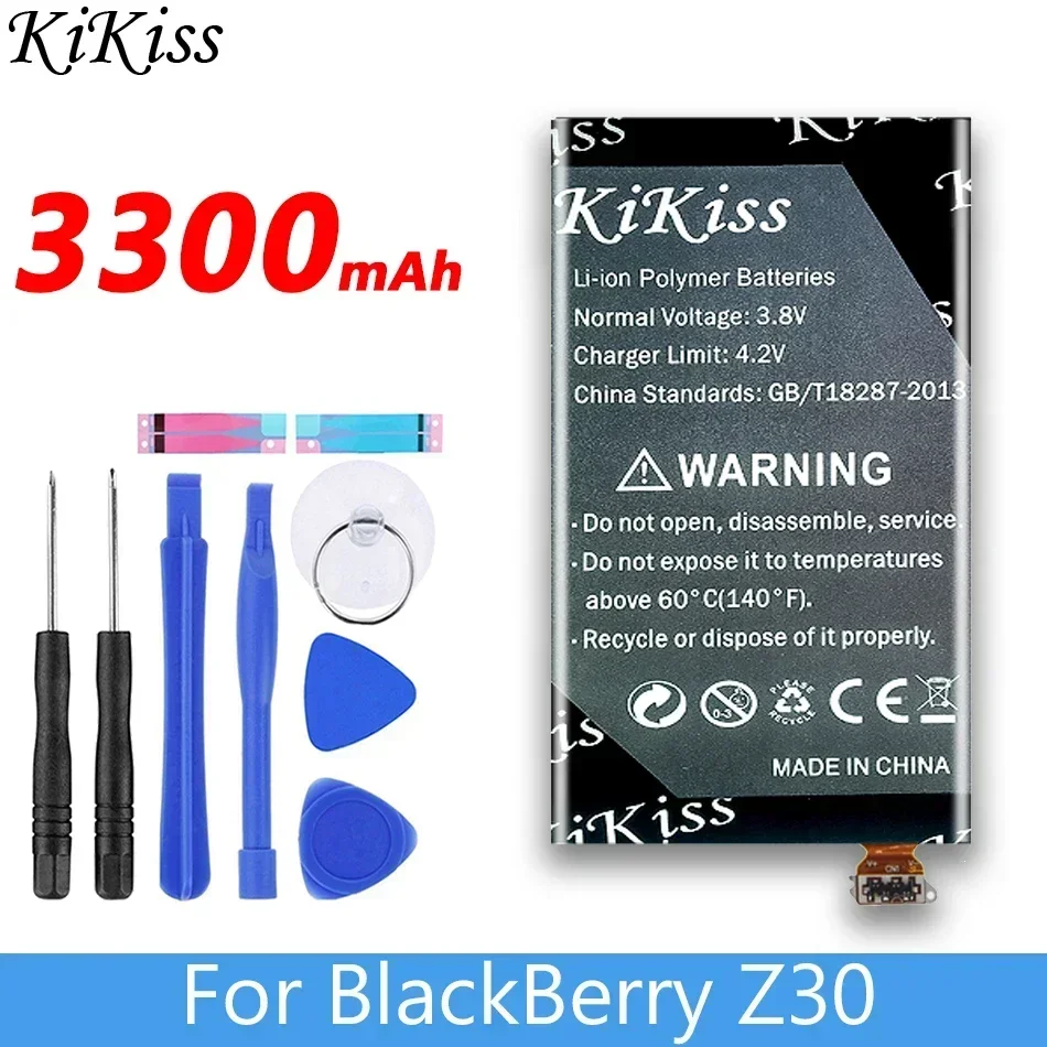 Сменный аккумулятор KiKiss 3300 мАч BAT-50136-003 для смартфонов BlackBerry Z30 Batteyies