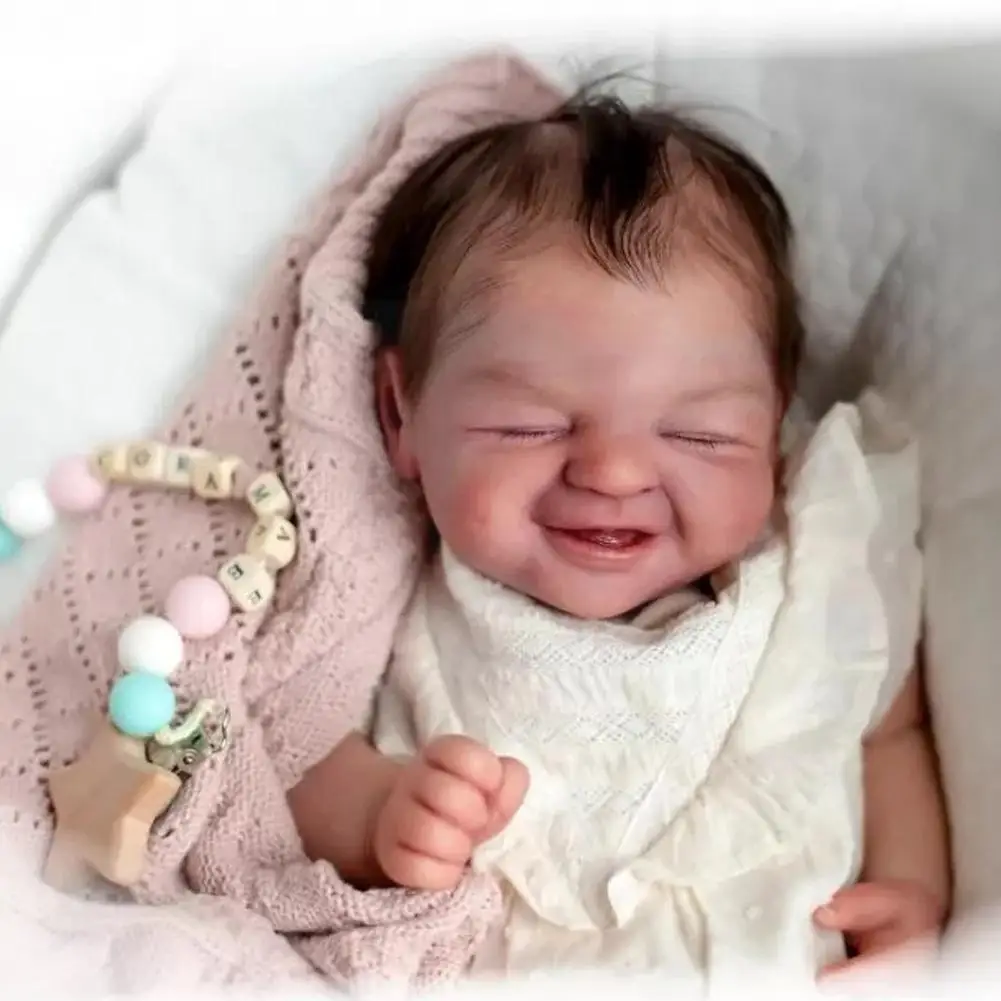 

17inch Lifelike Baby Rebirth Kit High Quality Gift Painted Vinyl Blank Have Unassembled Diy Kid Premie Kit Reborn I8h0