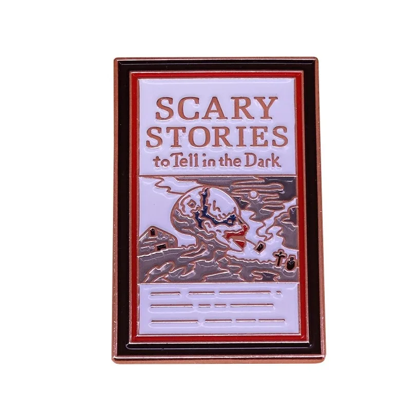 

Scary Stories To Tellin The Dark Enamel Pin Lapel Pin for Clothes Brooches on Backpack Briefcase Badge Jewelry Decoration Gifts