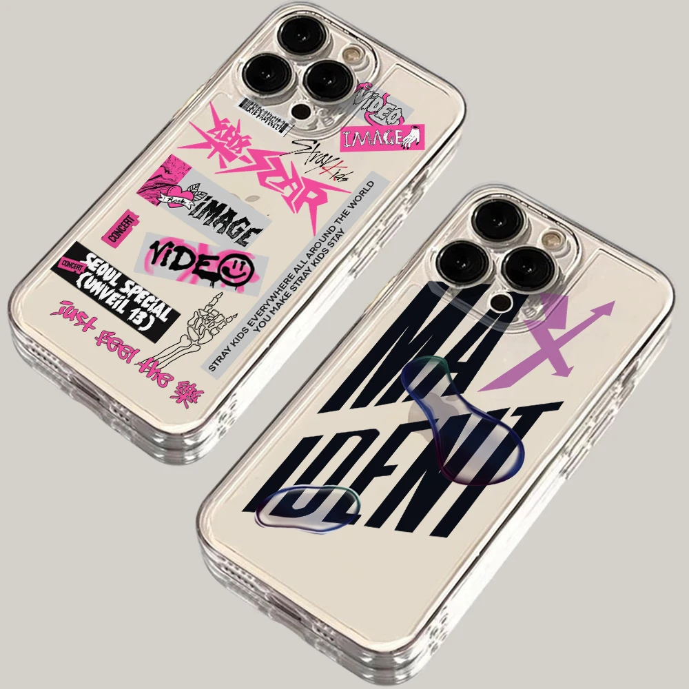 Strays S-SKZ K-Kid MAXIDENT Phone Case for Samsung Galaxy S24 S23 S22 S21 S20 S10 FE Ultra Plus 5G Note 20 10 Pro Clear Cover