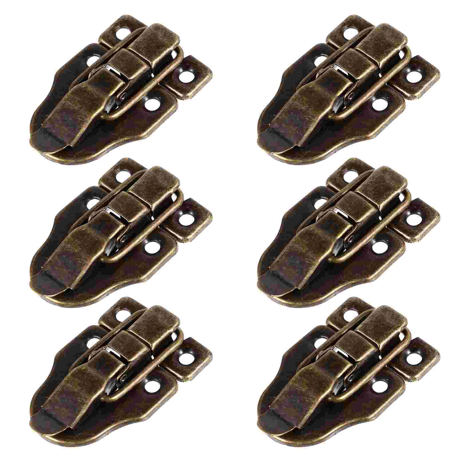 

Buckle Hasp Boxdecorative Hook Locklatches Cabinet Metal Retro Clasp Jewelry Toggle Wooden Door Vintage Furniture Suitcase Gift