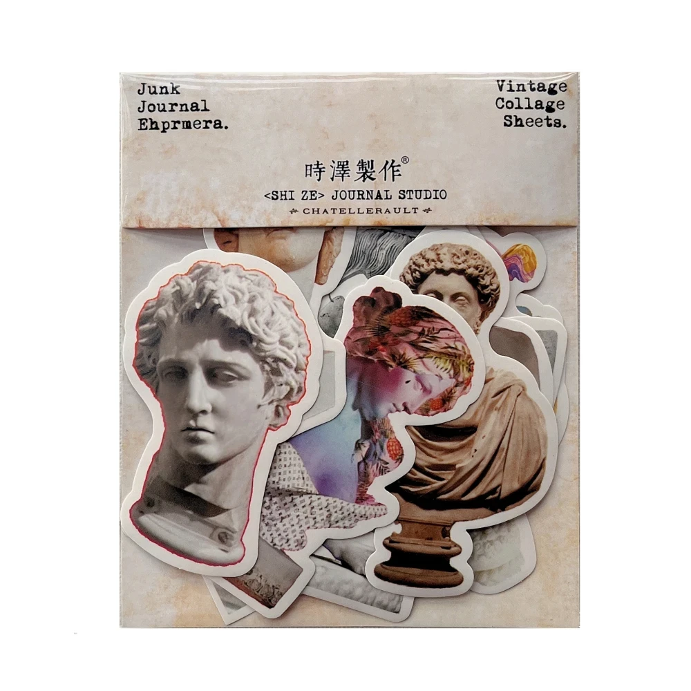 

Стикеры ретро с камнями 17 шт