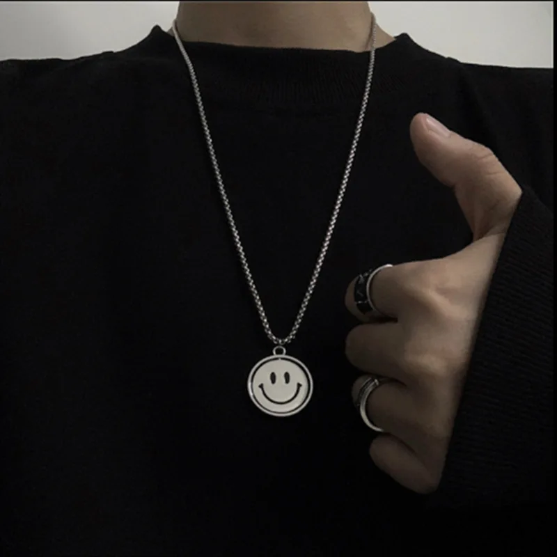 

New Fashion Best Friend Couple Pendant Necklace Cartoon Character Middle Finger Match Man Necklace Party Men Women Jewelry Gift