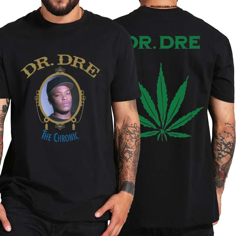 

Dr Dre Vintage 90s Album The Chronic T Shirt American Rapper Hip Hop Men's T-Shirt 100% Cotton Short Sleeve Tee Shirt