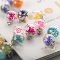 1610pcs alloy hook hollow glass pendant not crystal beads handmade beads jewelry making glass beads wholesale iz512