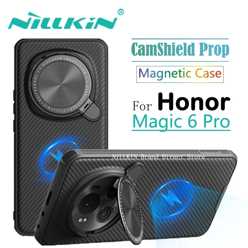 Чехол для Honor Magic 6 Pro Nillkin CamShield магнитный чехол со складной защитной подставкой