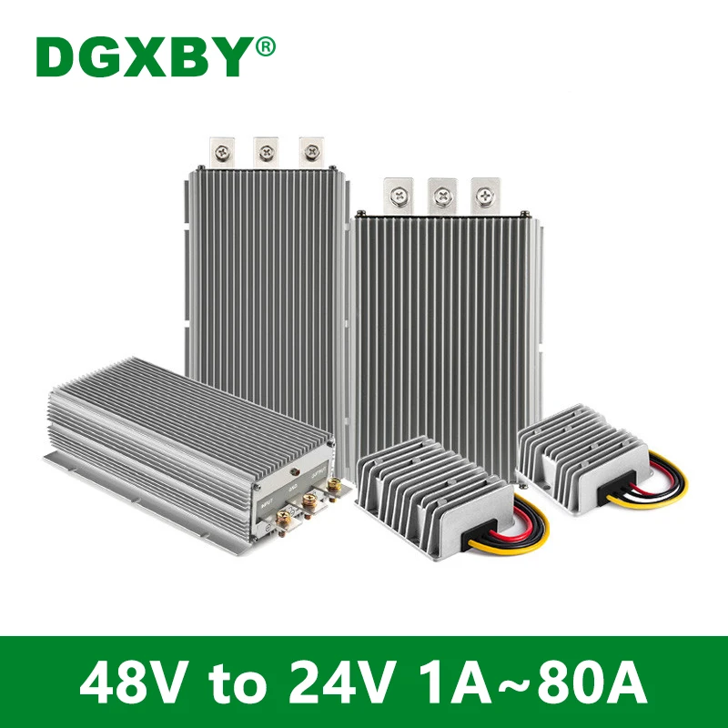 

DGXBY 36V/48V to 24V 40A 50A 60A 80A Reducer DC Buck Converter High Power 30-60Vto 24.1V Regulator CE RoHS Certified UL
