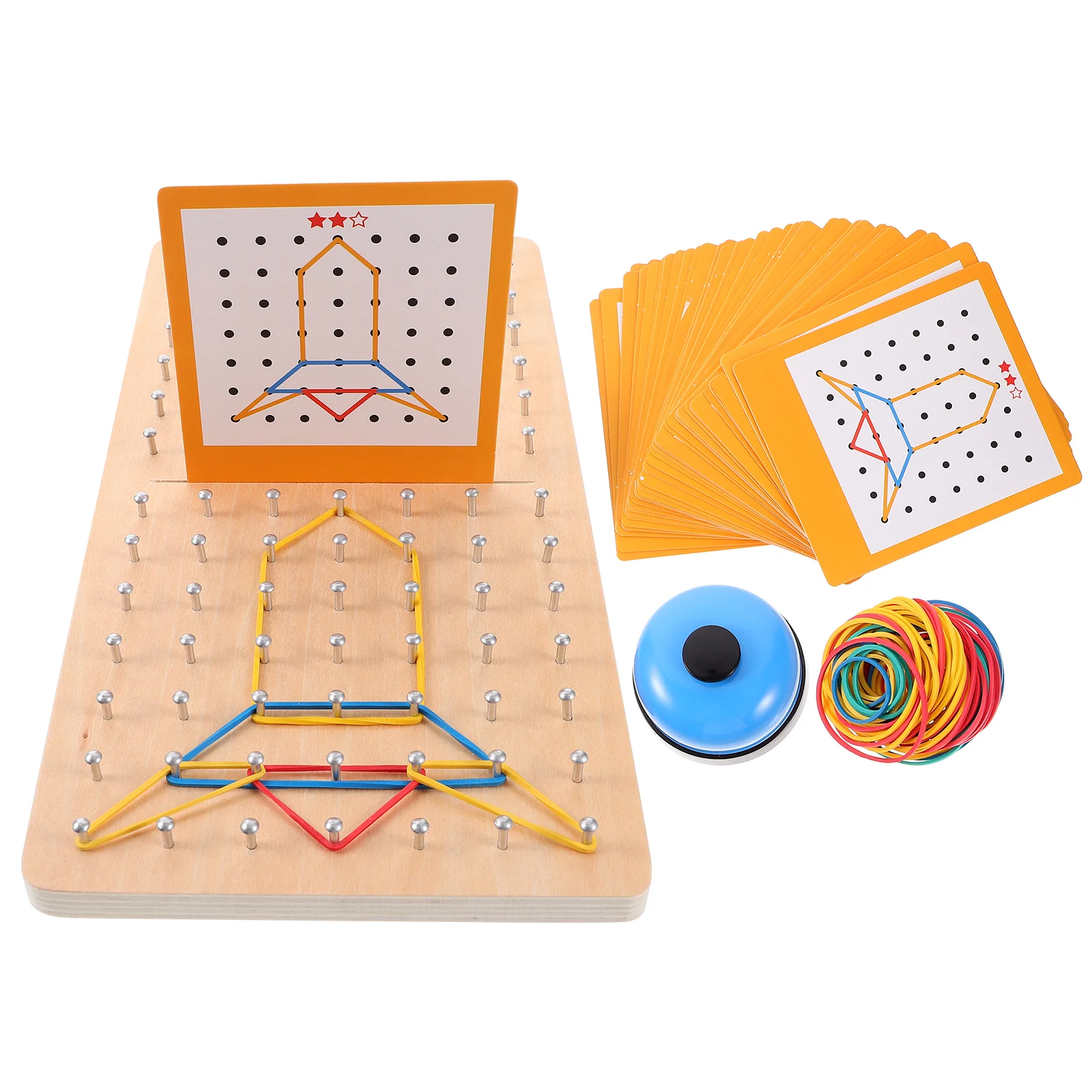 

Tools Wooden Pegboard Educational Toy Geoboard Toddler Gift Child Kids Plaything Toys