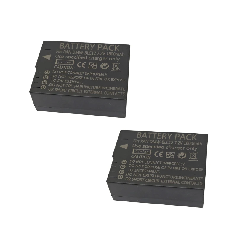 Фото DMW-BLC12 BLC12E Аккумулятор для камеры Panasonic DMC-GH2S FZ3 G95 G85 G80 G5 G6 G7 GX8 FZ200 FZ300 FZ2500 FZ1000 GH2S DMC-FZ300 №4