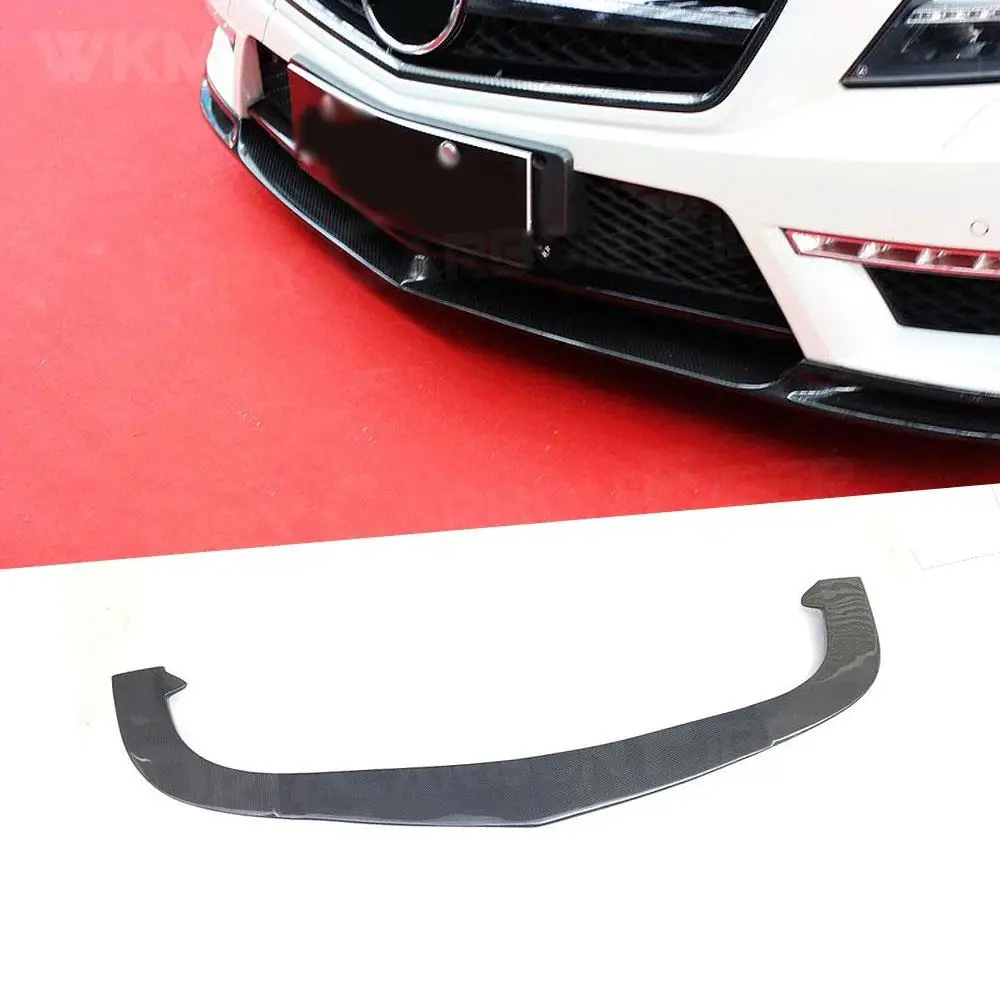 

Передний бампер из углеродного волокна для Benz CLS Class W218 CLS300 CLS350 2012-2015 V Style, бампер с головкой, лопатка для подбородка, протектор FRP