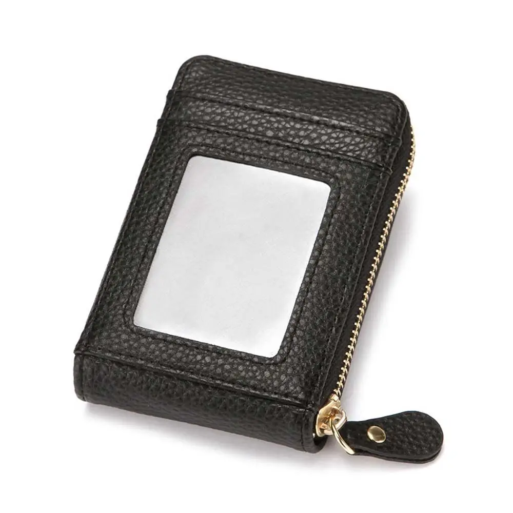 

Card Pockets Credit Card Clip ID Card cover Bank Card Bag Business Card Holder Zipper Wallet Men Wallet Name Cards Case