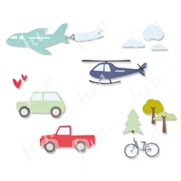 2022 new transport collection metal cutting dies handmade diy scrapbooking photo paper card coloring decoration vintage stencils